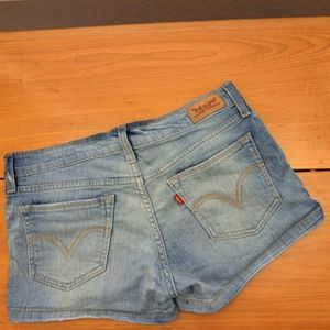 Levi's Hemmed Jean Shorts